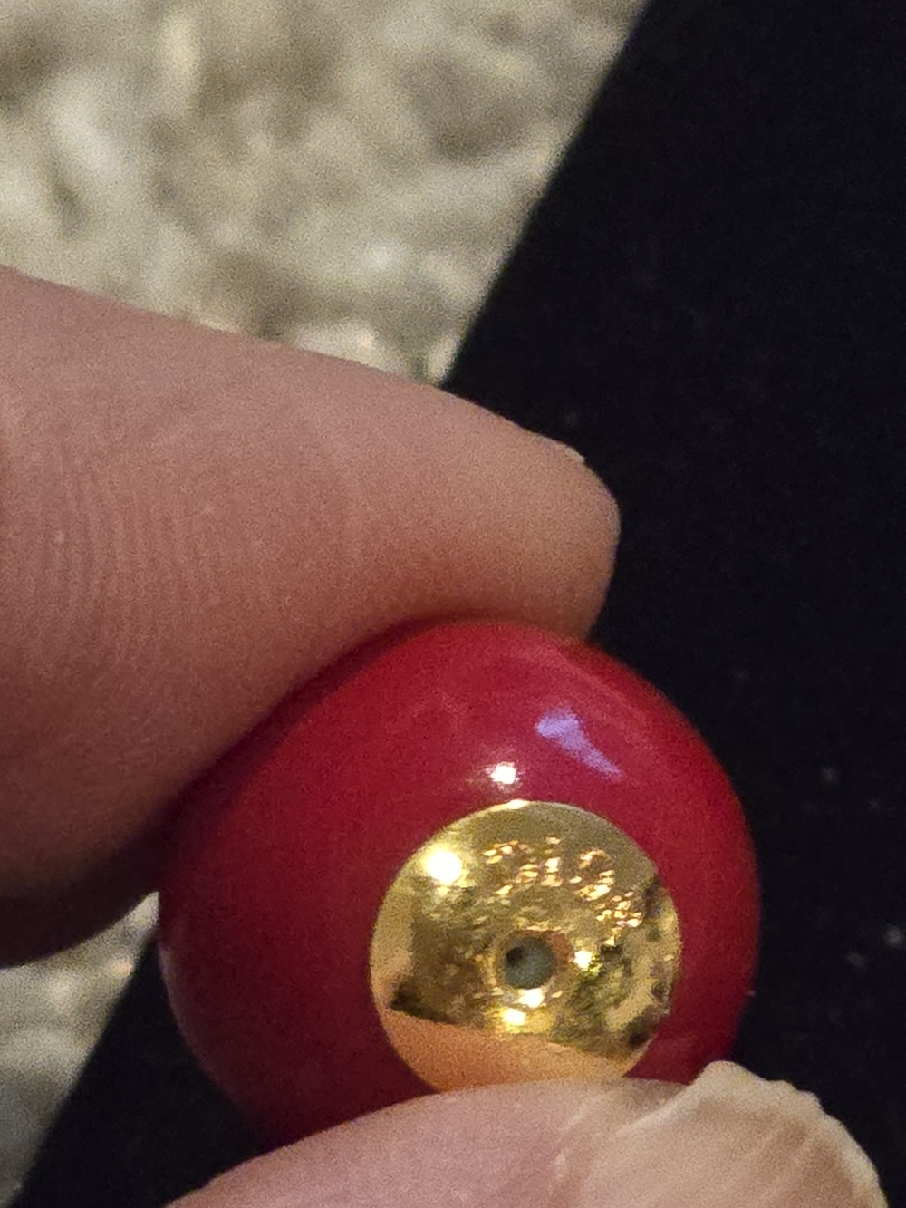 Dior 18kgp Gold Bee Drop Earrings - Picture 7 of 8